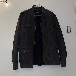 black denim jacket from brixton. size medium